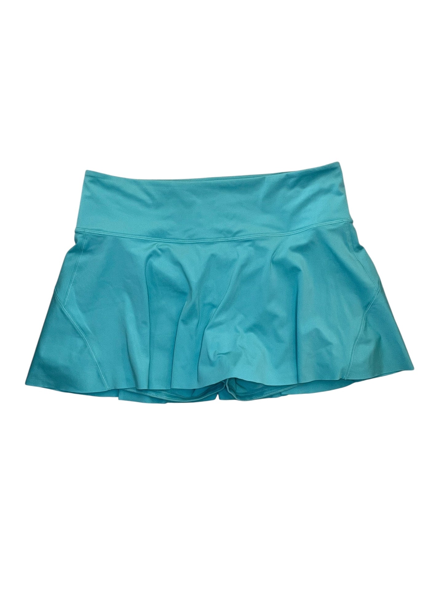 Athletic Skort By Athleta In Aqua, Size:L