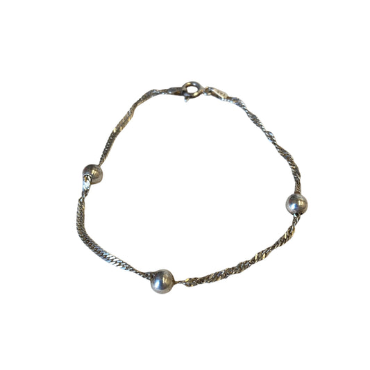 Bracelet Sterling Silver In Silver