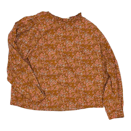 Top Ls By Universal Thread In Floral Print, Size:Xl