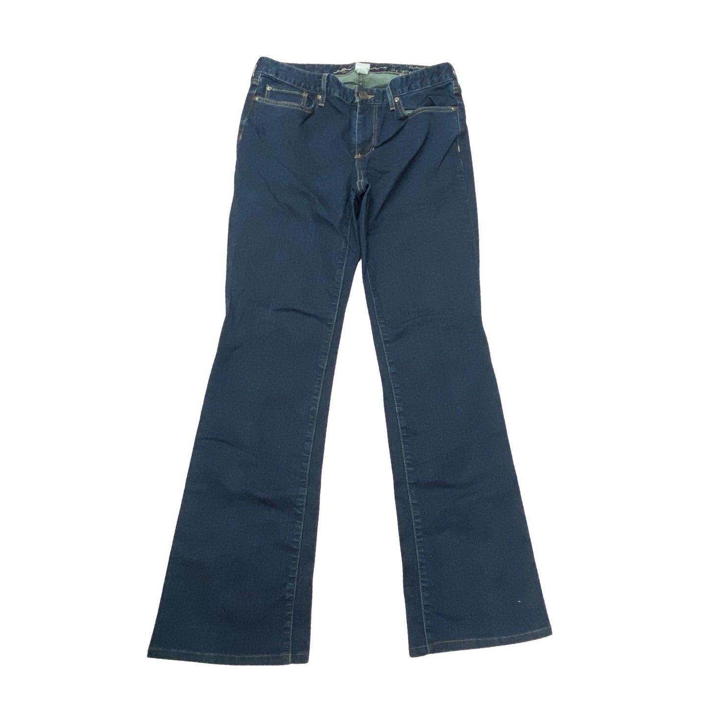 Jeans Boot Cut By Eddie Bauer In Blue Denim, Size:8