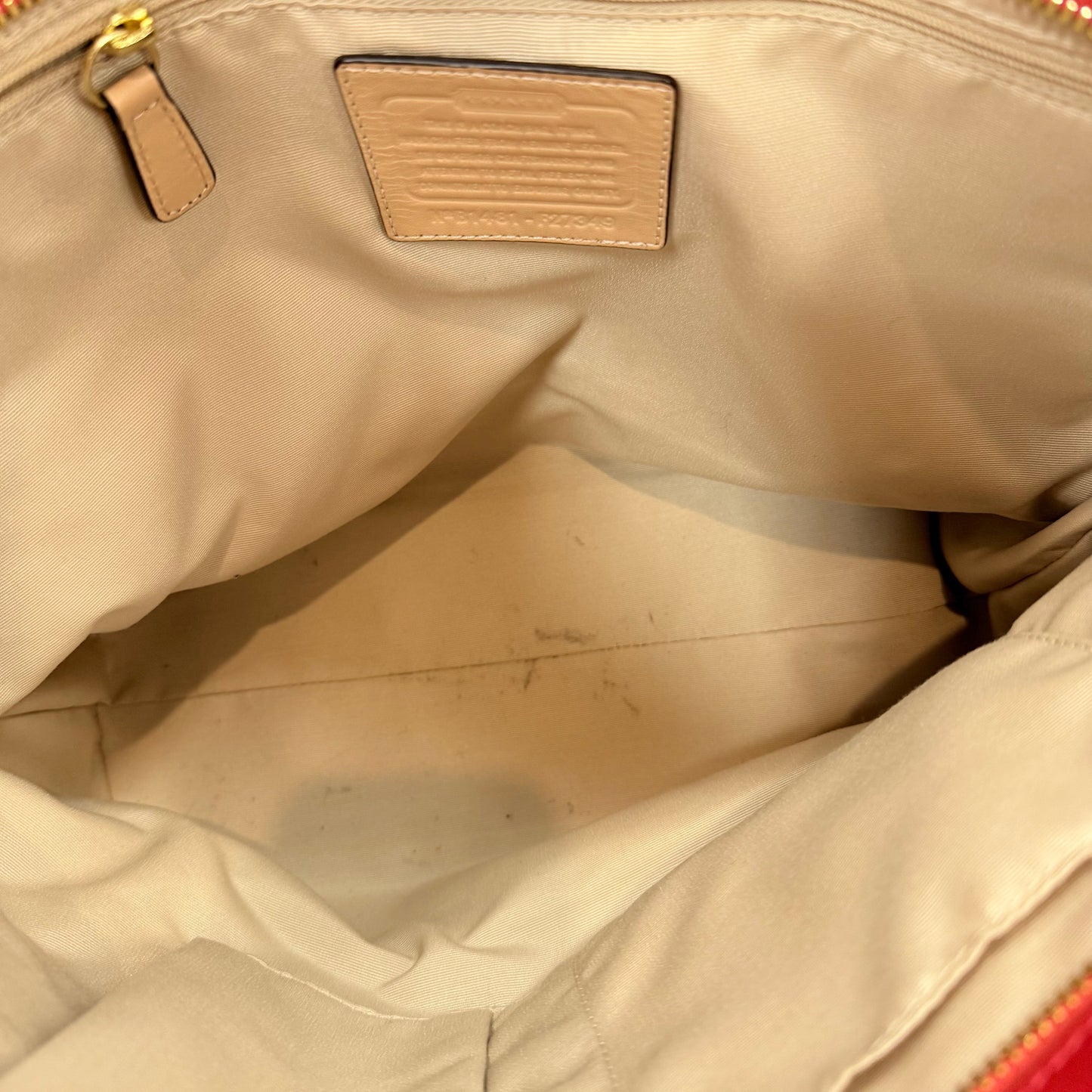 Handbag Designer By Coach, Size: Large