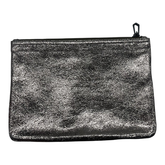 Makeup Bag Designer By Neiman Marcus In Silver, Size:Medium