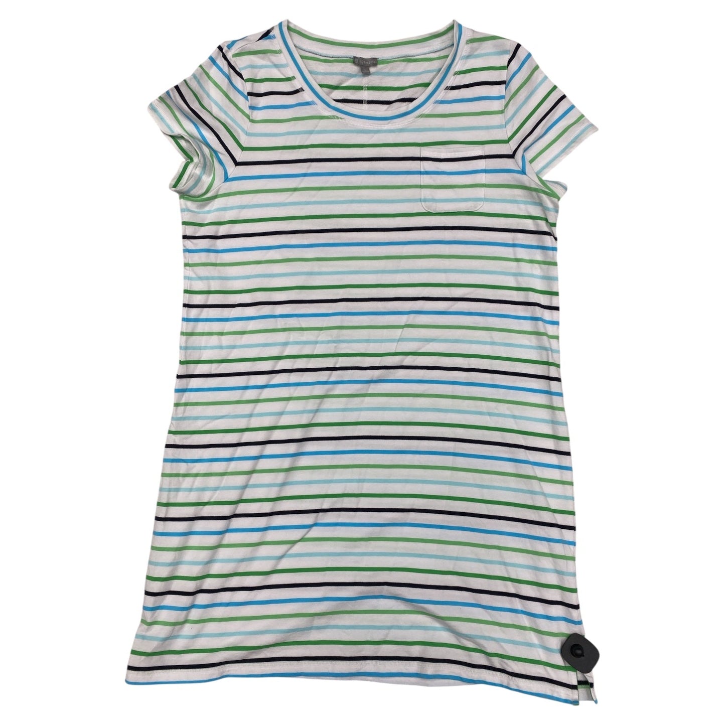 Dress Casual Midi By Talbots In Striped Pattern, Size:Xl