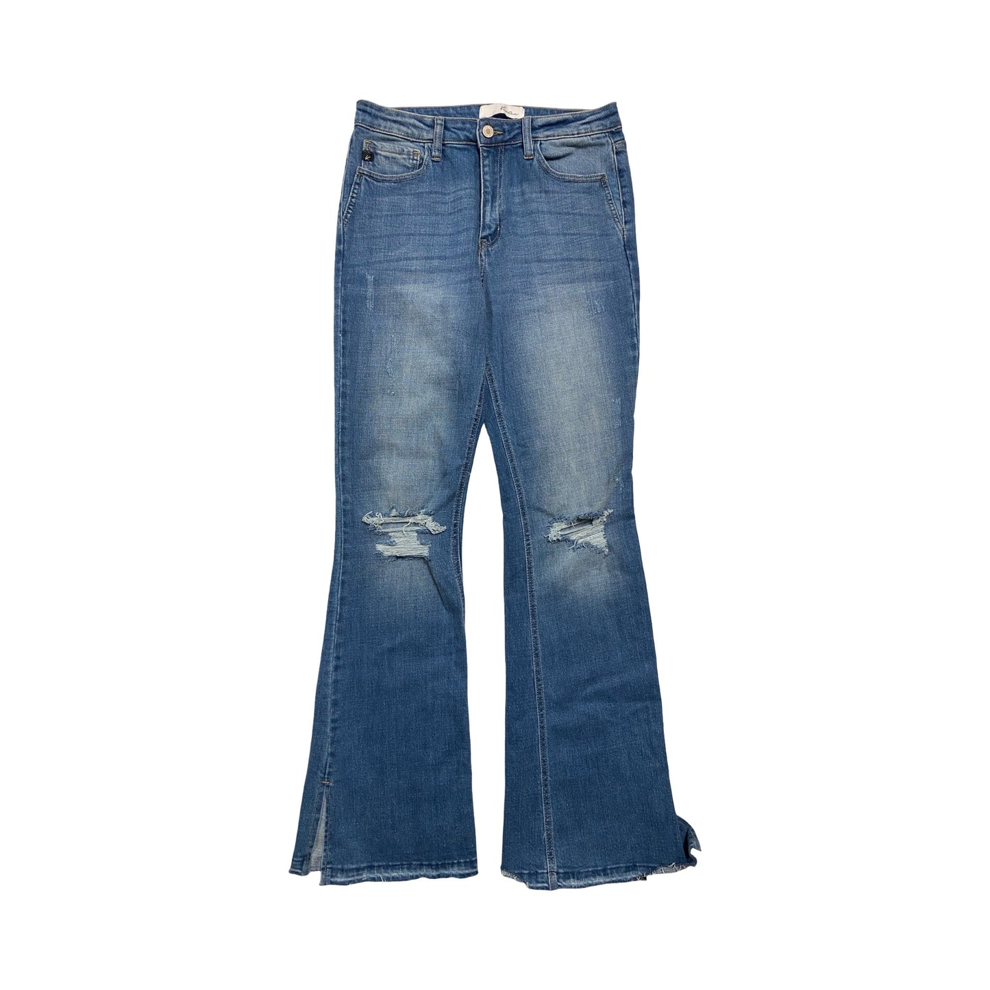 Jeans Boot Cut By Kancan In Blue Denim, Size:8