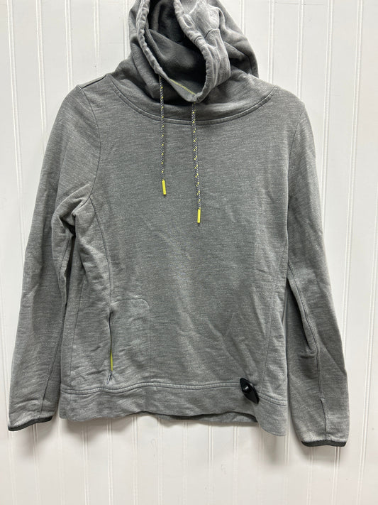 Athletic Top Ls Collar By The North Face In Grey, Size:L
