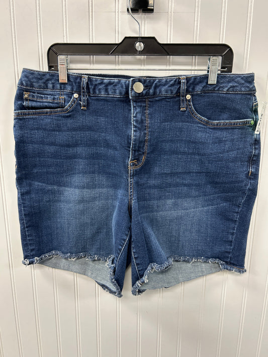Shorts By Seven 7 In Blue Denim, Size:16
