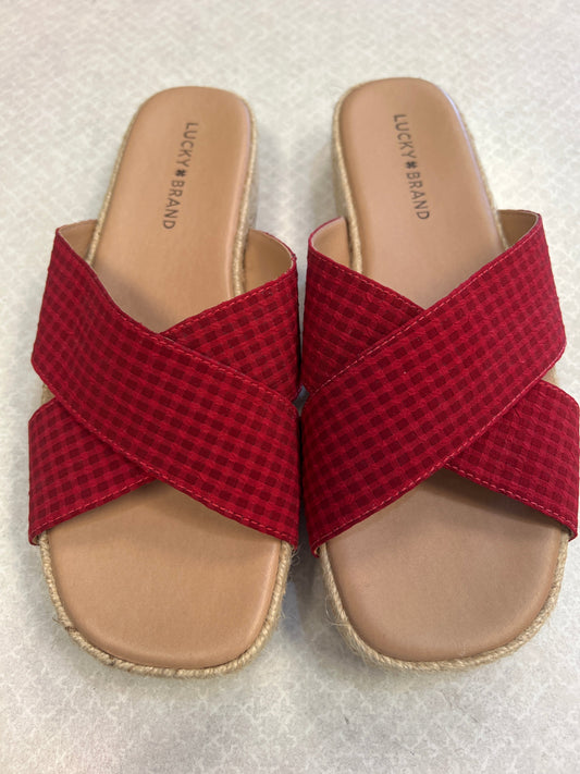 Sandals Heels Block By Lucky Brand  Size: 8.5