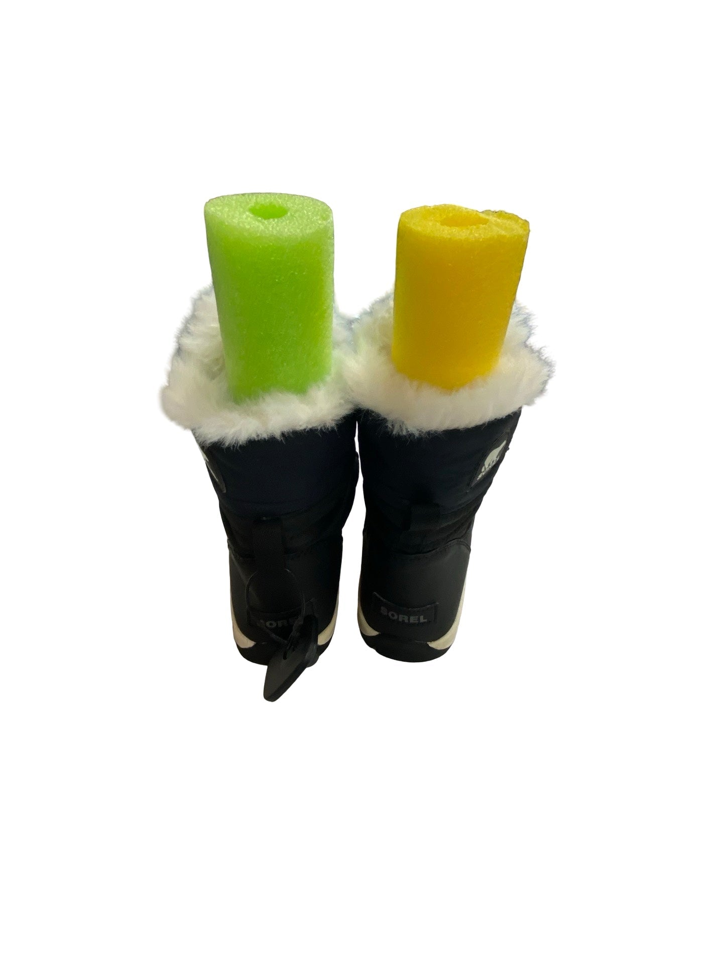 Boots Designer By Sorel In Black & White, Size:10.5