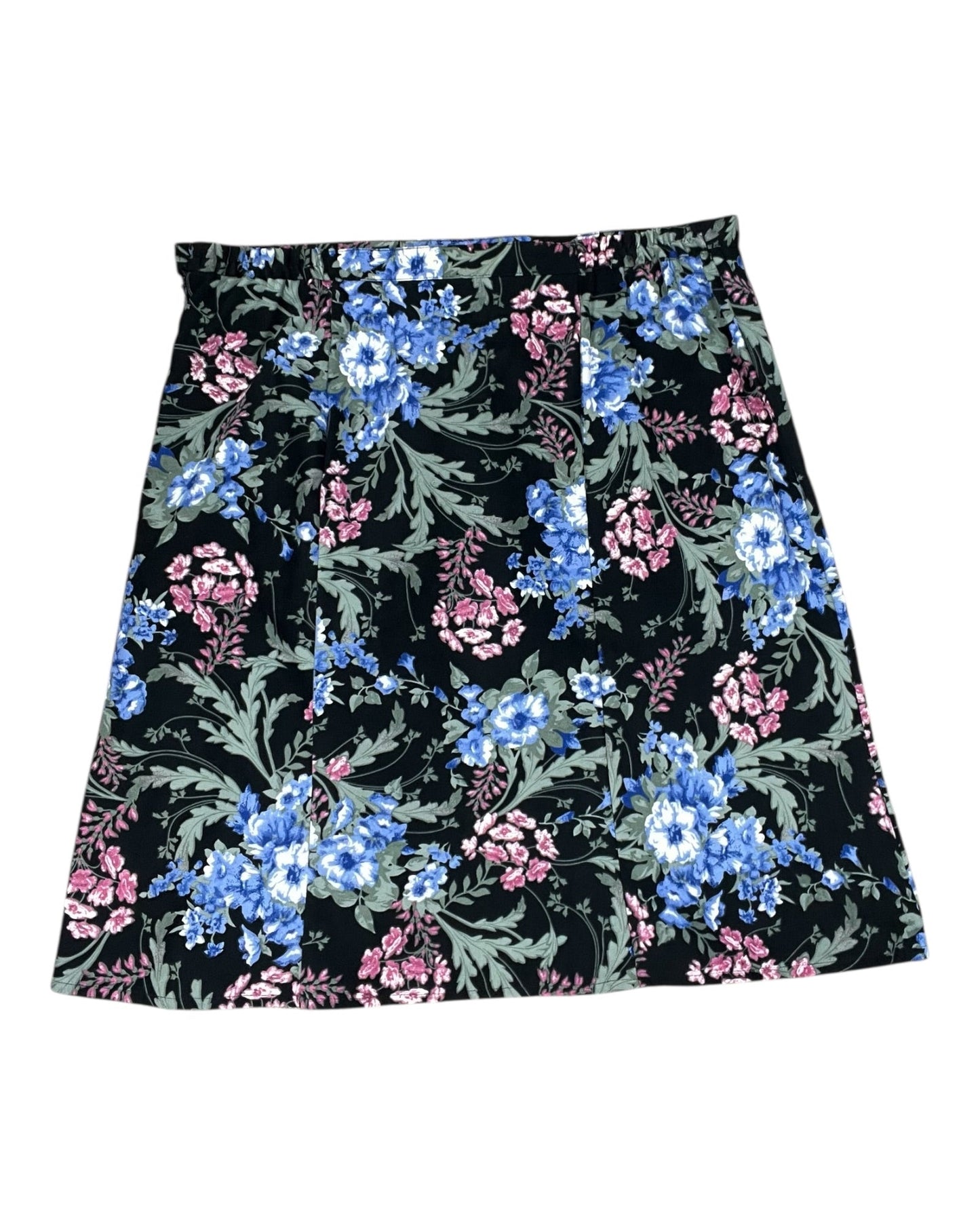 Skirt Midi By Notations In Floral Print, Size:Xl