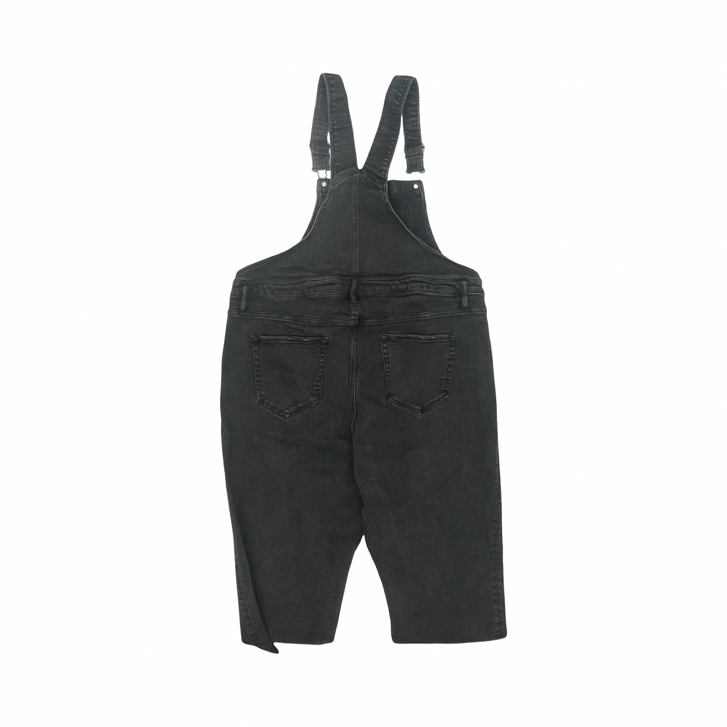 Overalls By Ava & Viv In Black Denim, Size:1X