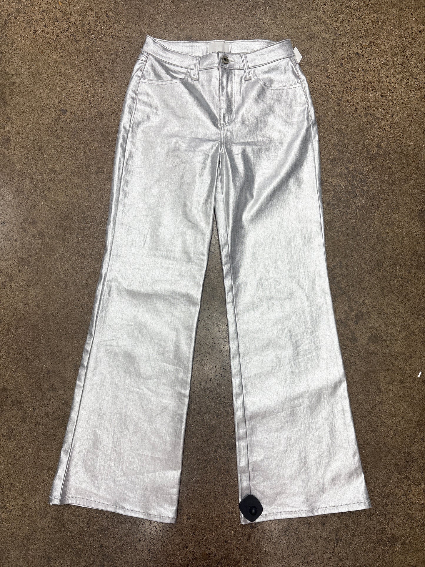 Pants Wide Leg By Clothes Mentor In Silver, Size:2
