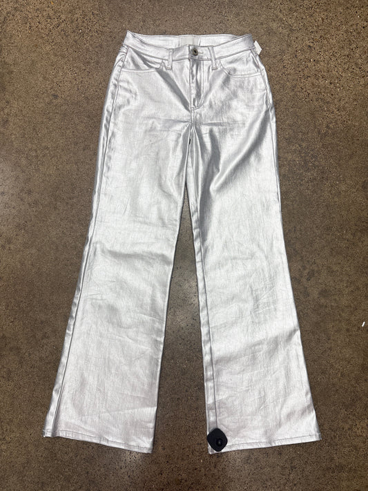 Pants Wide Leg By Clothes Mentor In Silver, Size:2