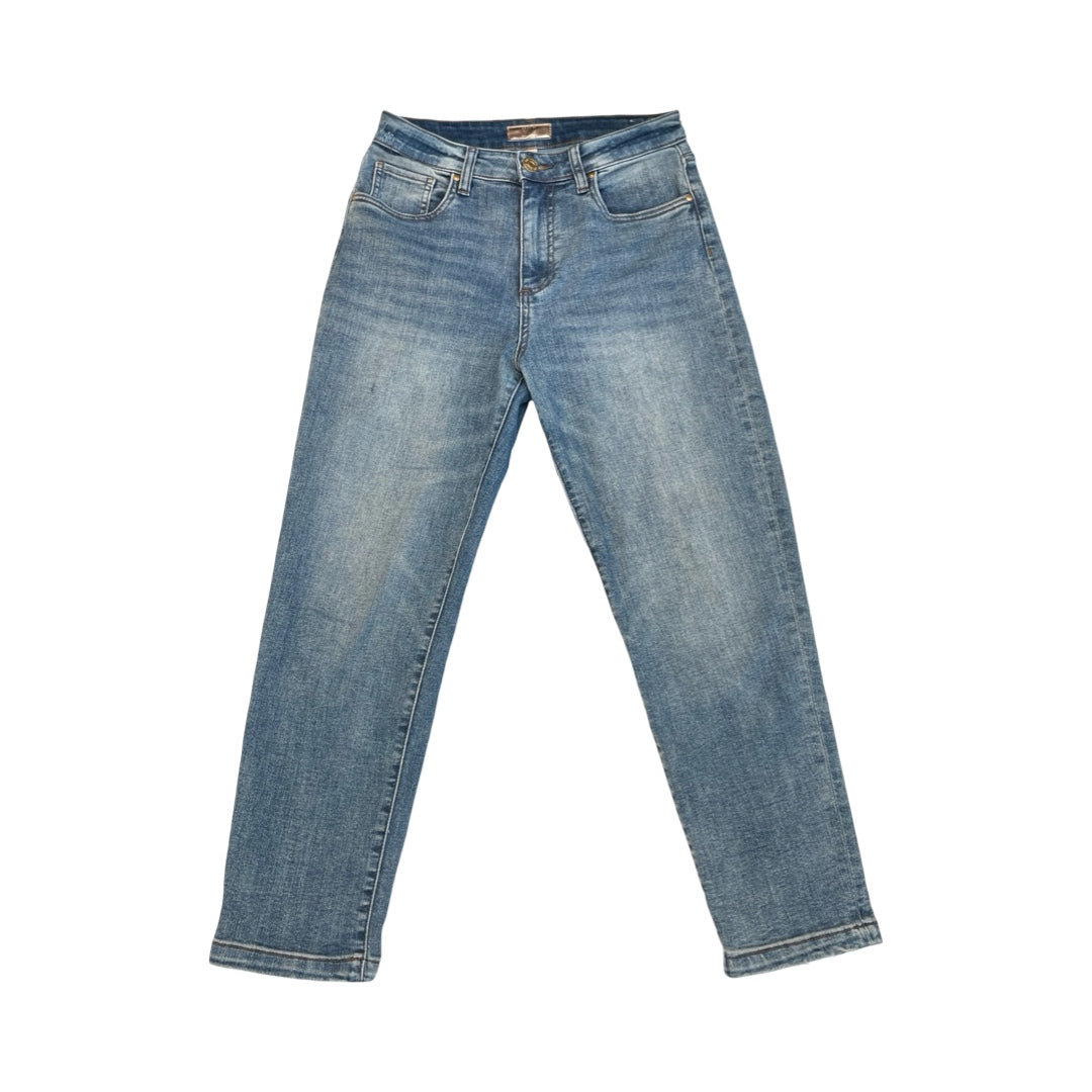 Jeans Cropped By Kut In Blue Denim, Size:0
