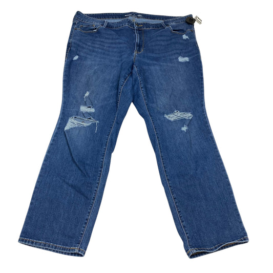 Jeans Straight By Old Navy In Blue Denim, Size:22