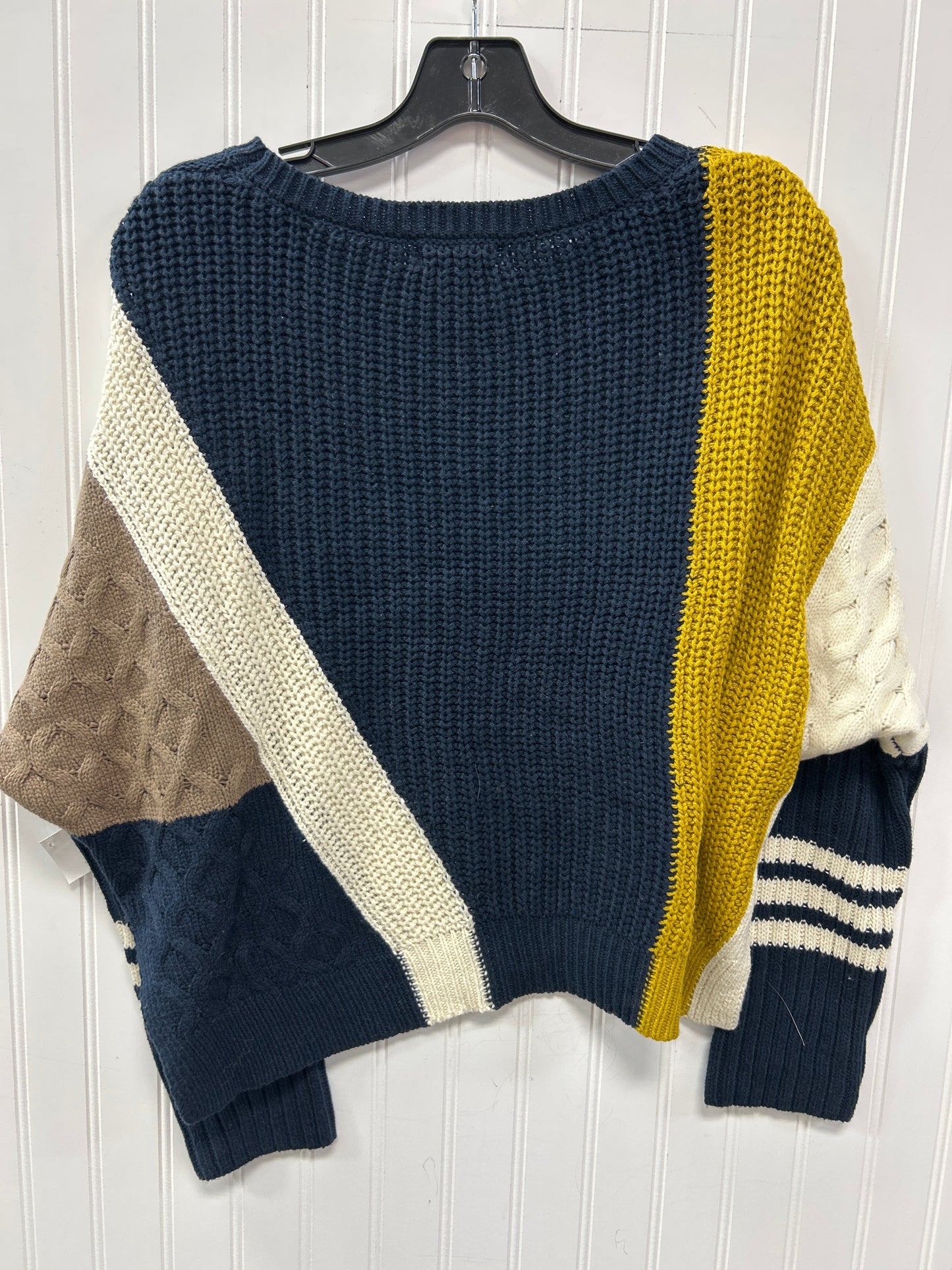 Sweater By Blu Pepper In Navy, Size:S