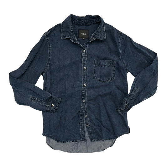 Top Ls By Rails In Blue Denim, Size:S