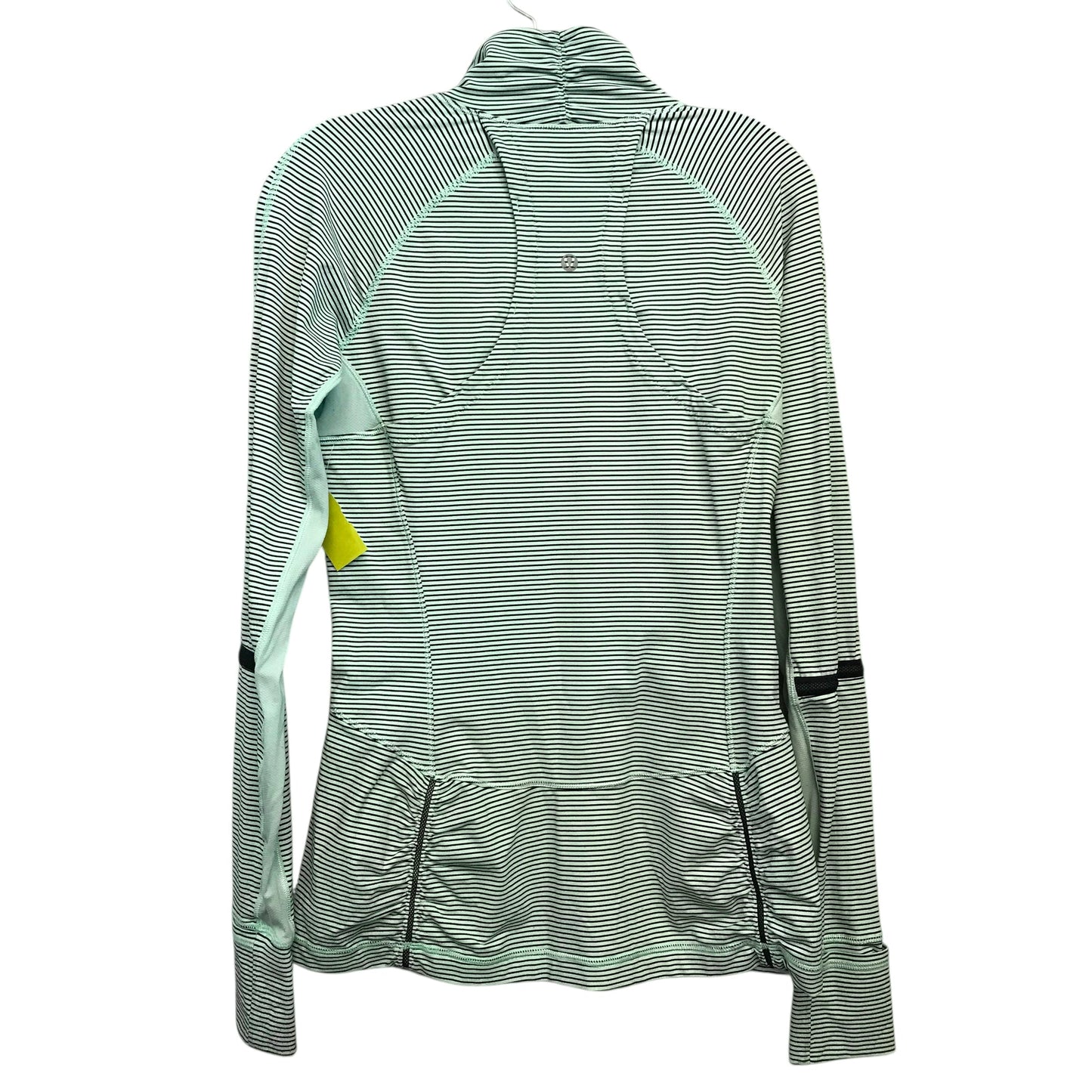 Athletic Top Ls Collar By Lululemon In Striped Pattern, Size:S