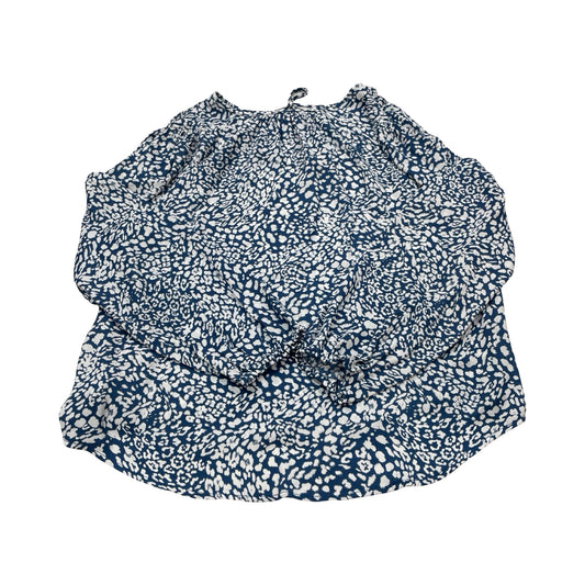 Top Ls By Banana Republic In Blue & White, Size:Lp