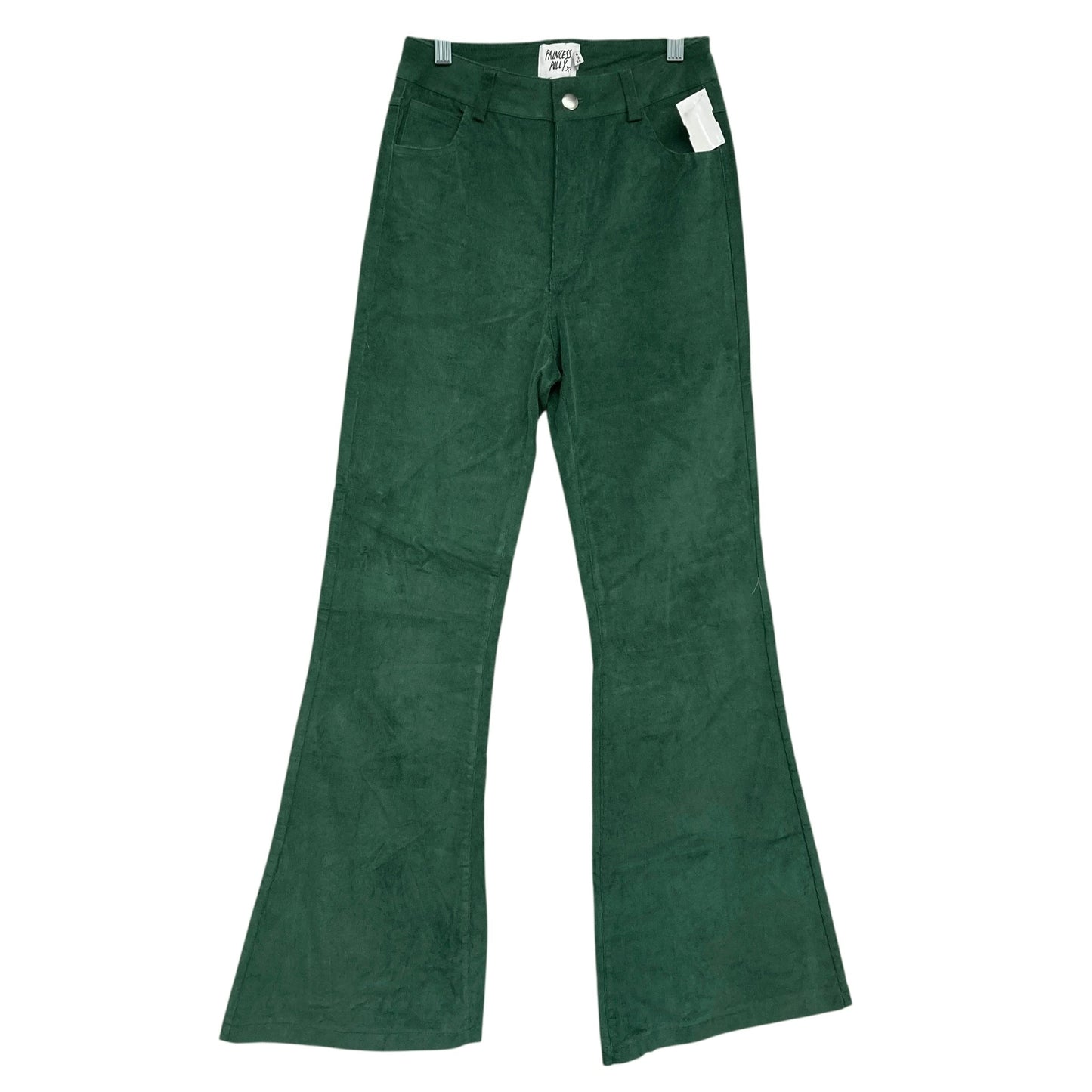 Pants Corduroy By Princess Polly In Green, Size:2