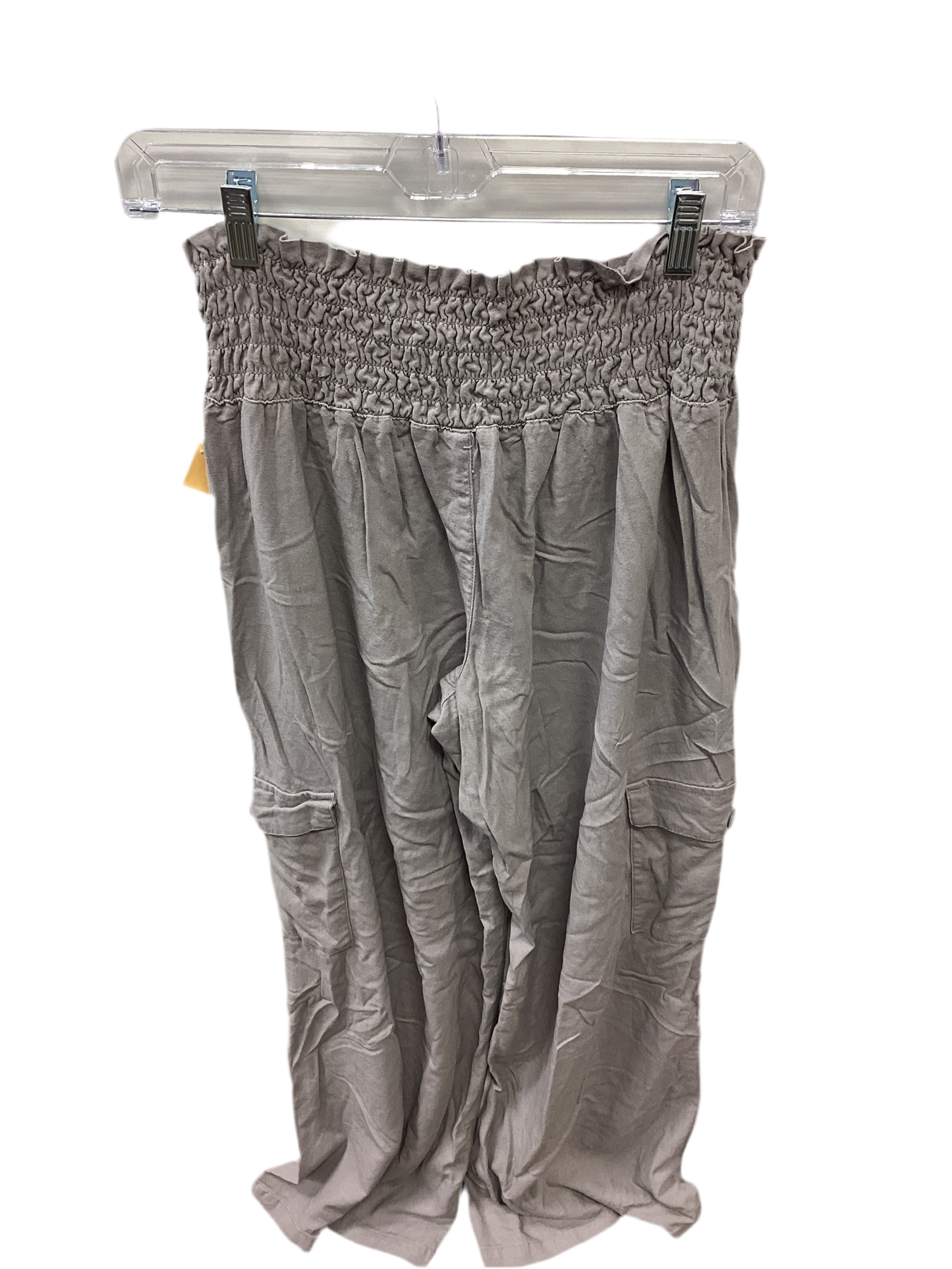 Pants Linen By Rewash In Grey, Size:Xl