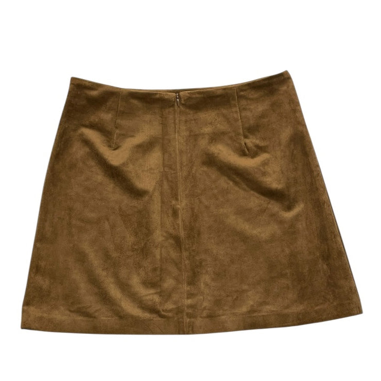 Skirt Midi By Z Supply In Brown, Size:S