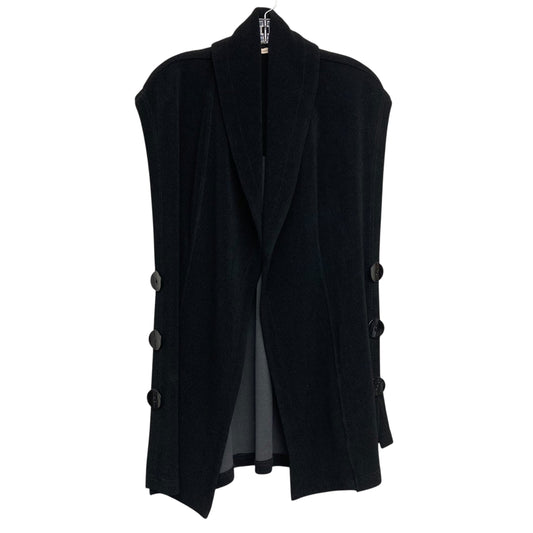 Vest Sweater By Soft Surroundings In Black, Size:M