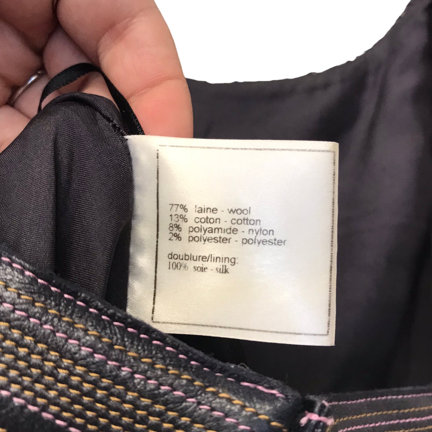 Dress Luxury Designer By Chanel In Multi, Size:S