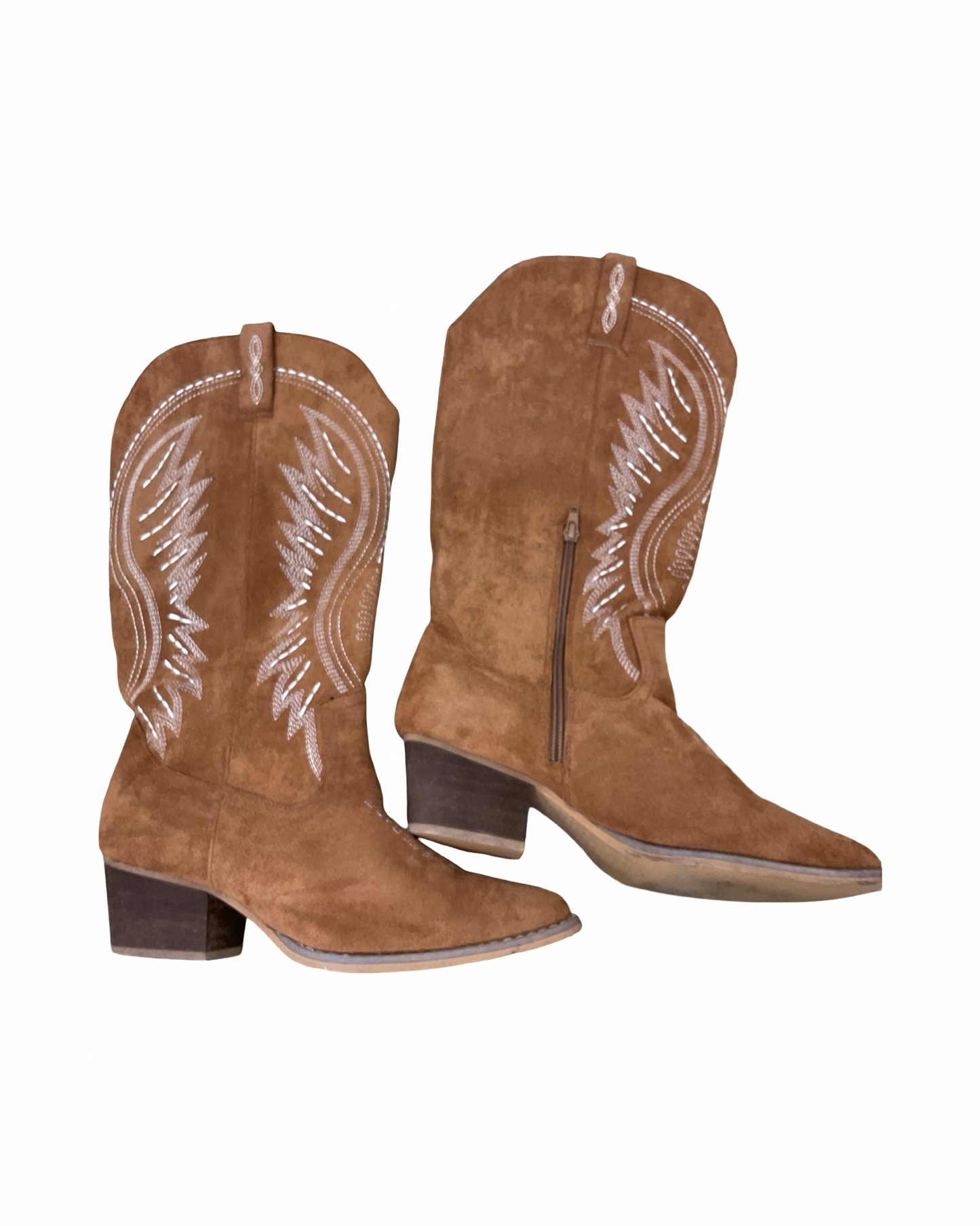 Boots Western By Clothes Mentor In Brown, Size:8
