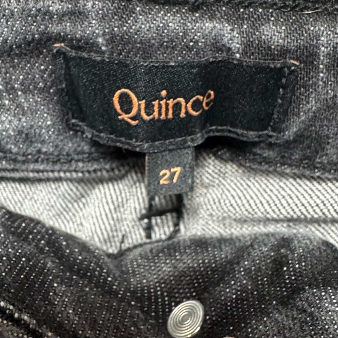 Jeans Wide Leg By Quince In Grey, Size: 4/27