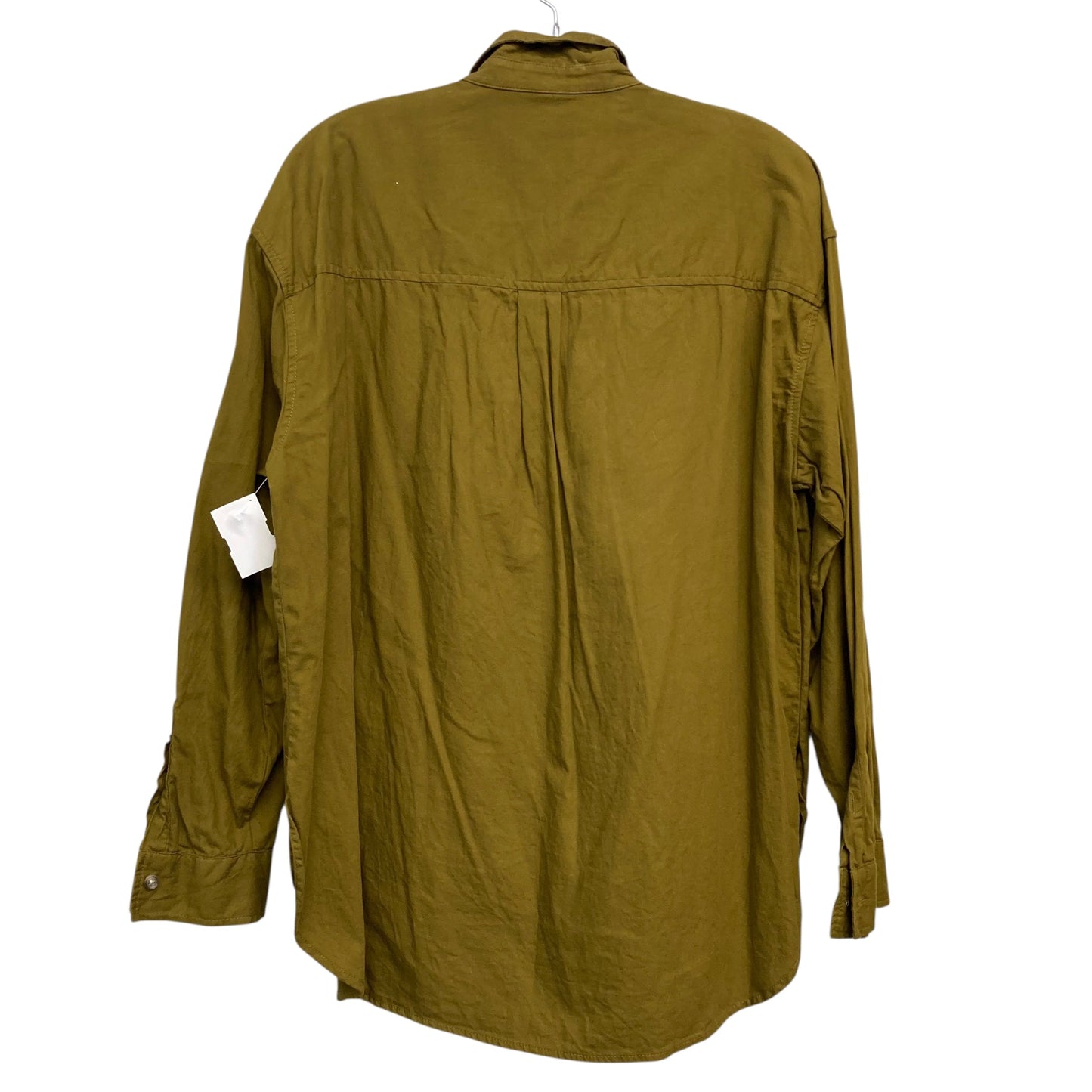 Top Ls By Universal Thread In Green, Size:M