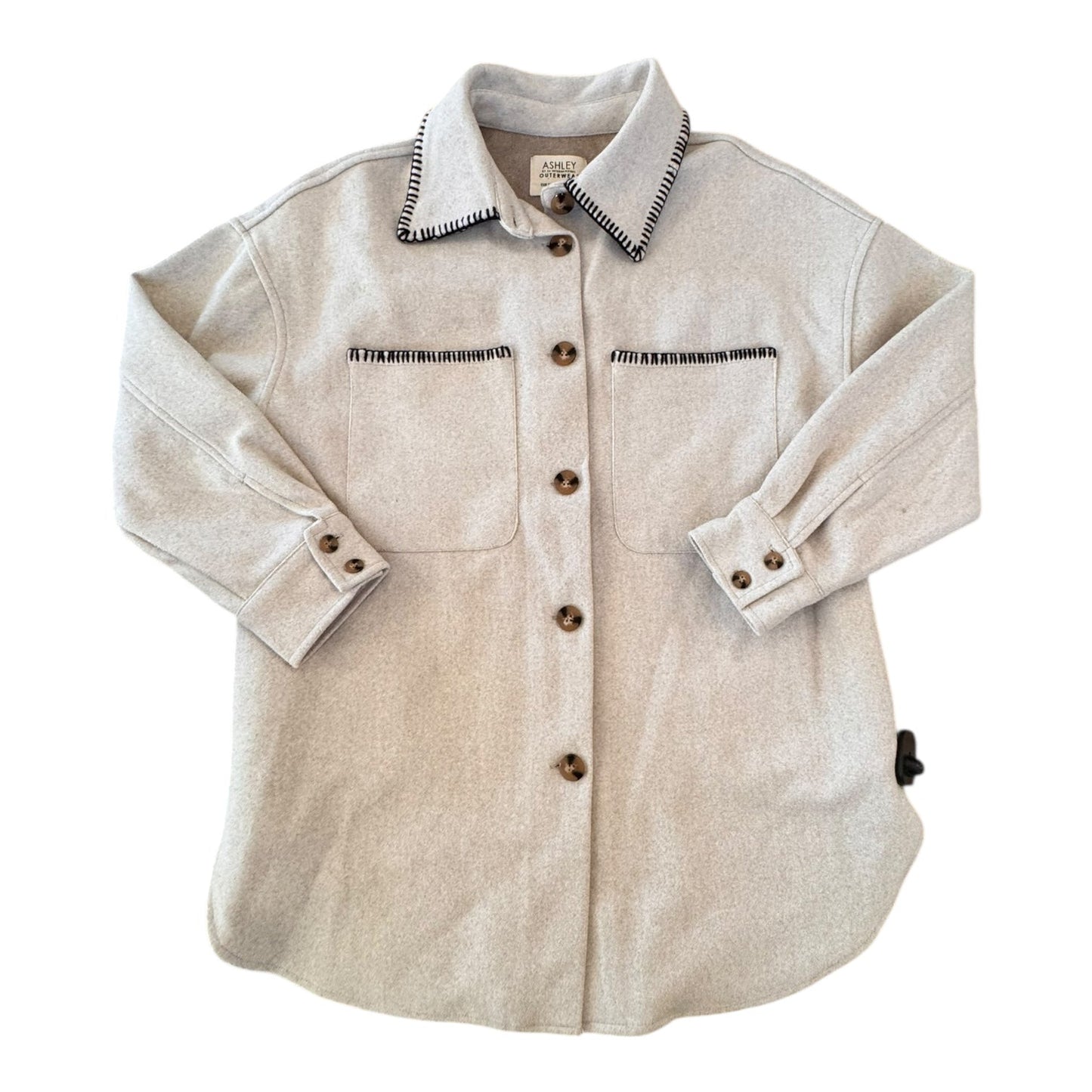 Blazer By ASHLEY OUTERWEAR In Tan, Size:M