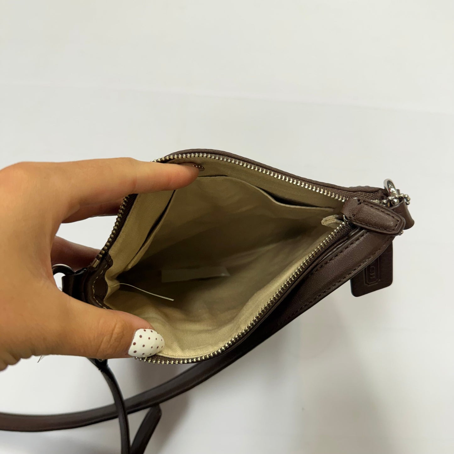 Crossbody Designer By Coach, Size: Medium