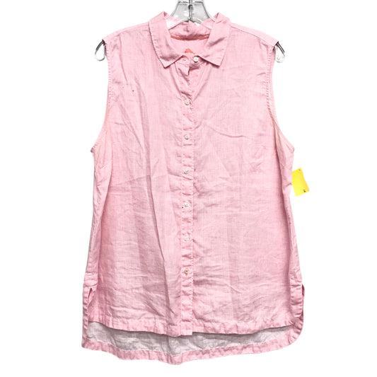 Top Sleeveless By Tommy Bahama In Pink, Size:L