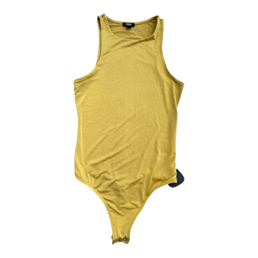 Bodysuit By Express In Yellow, Size:Xxs