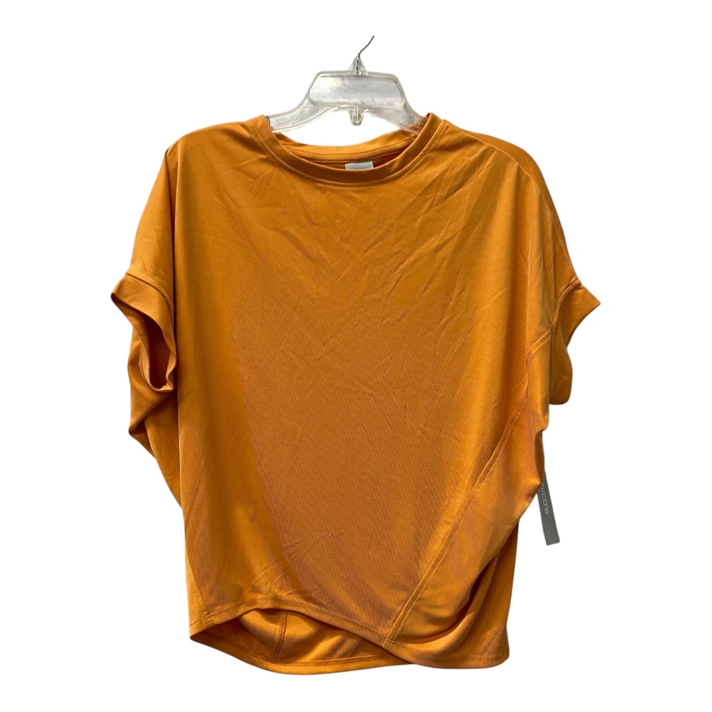 Top Ss Basic By Chicos In Orange, Size:Xs