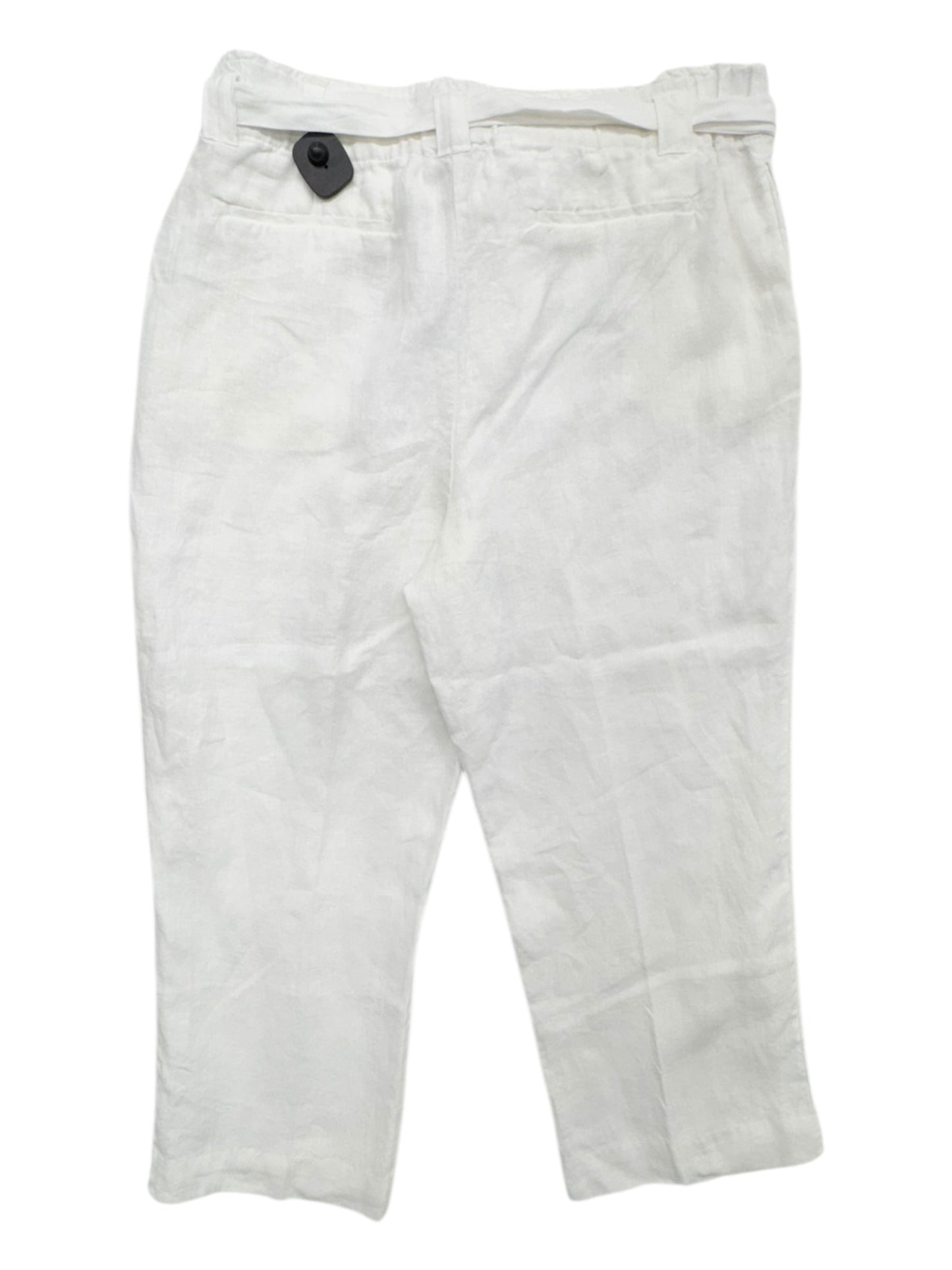 Pants Linen By Chicos In White, Size:18