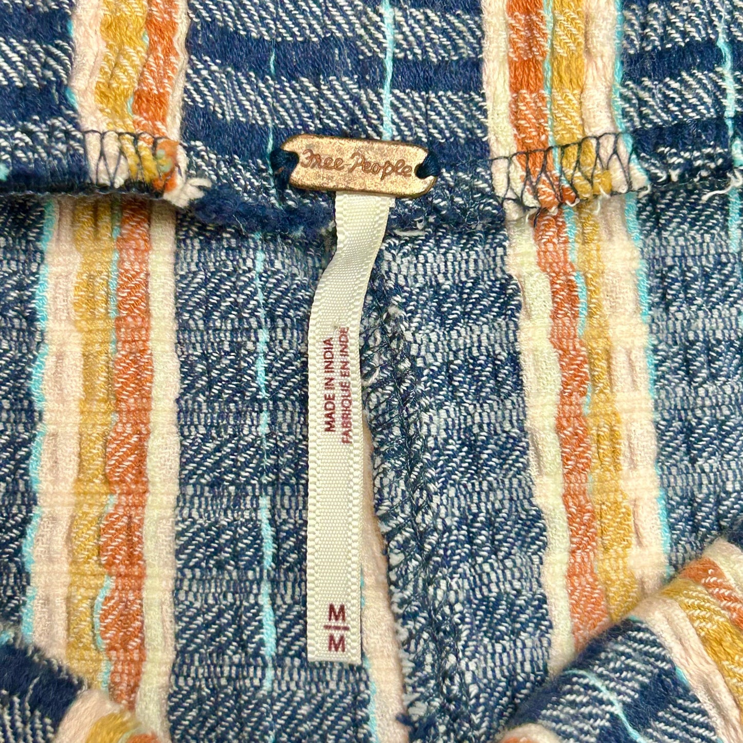 Pants Wide Leg By Free People In Blue & Orange, Size: M