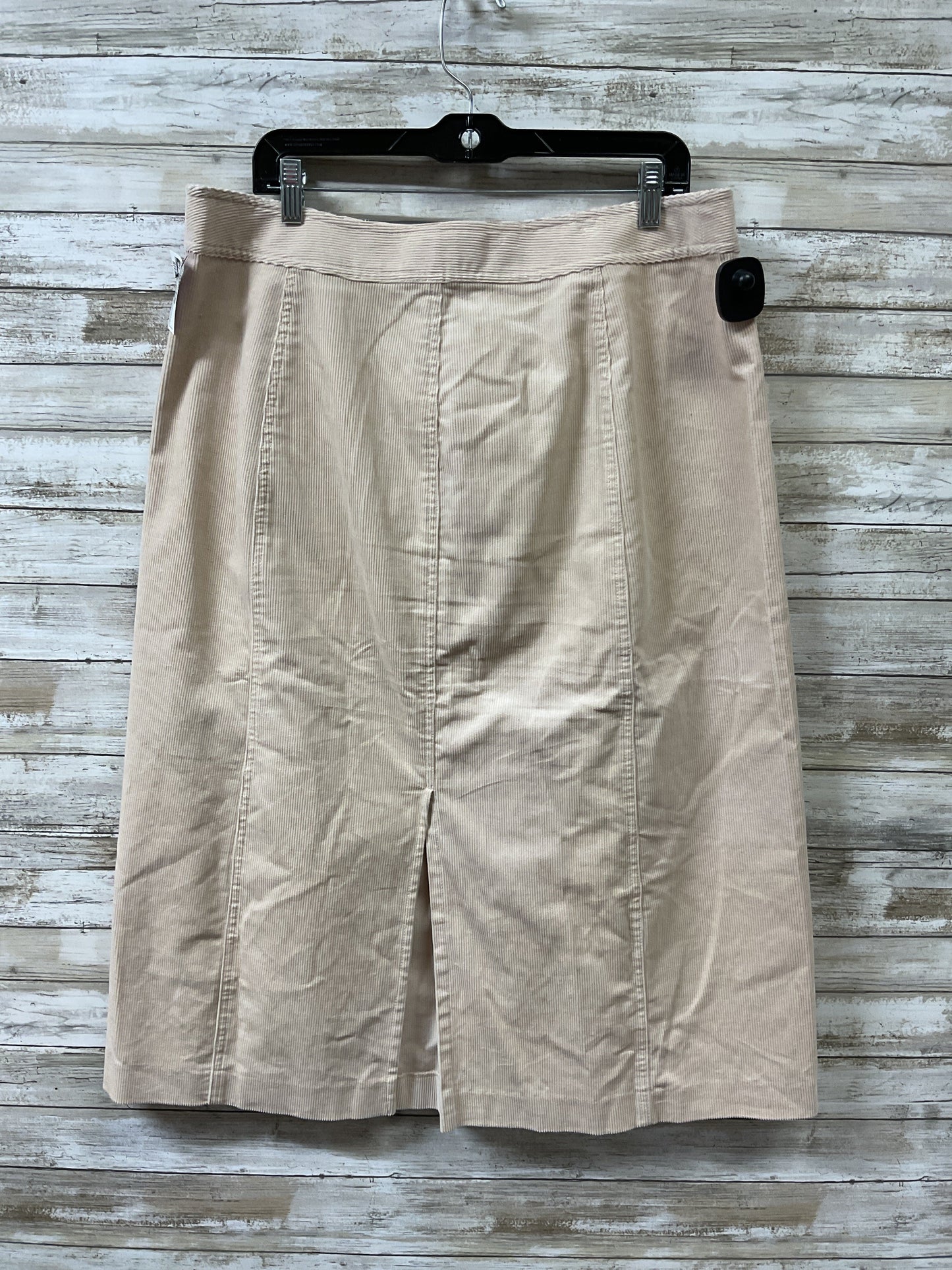 Skirt Midi By Banana Republic In Tan, Size:16
