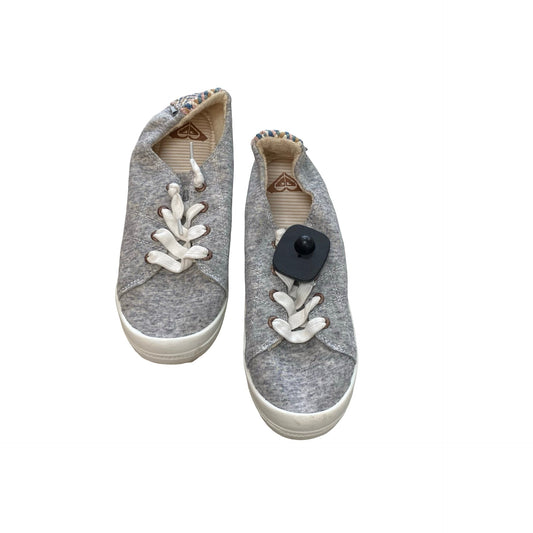 Shoes Sneakers By Roxy In Grey, Size:10