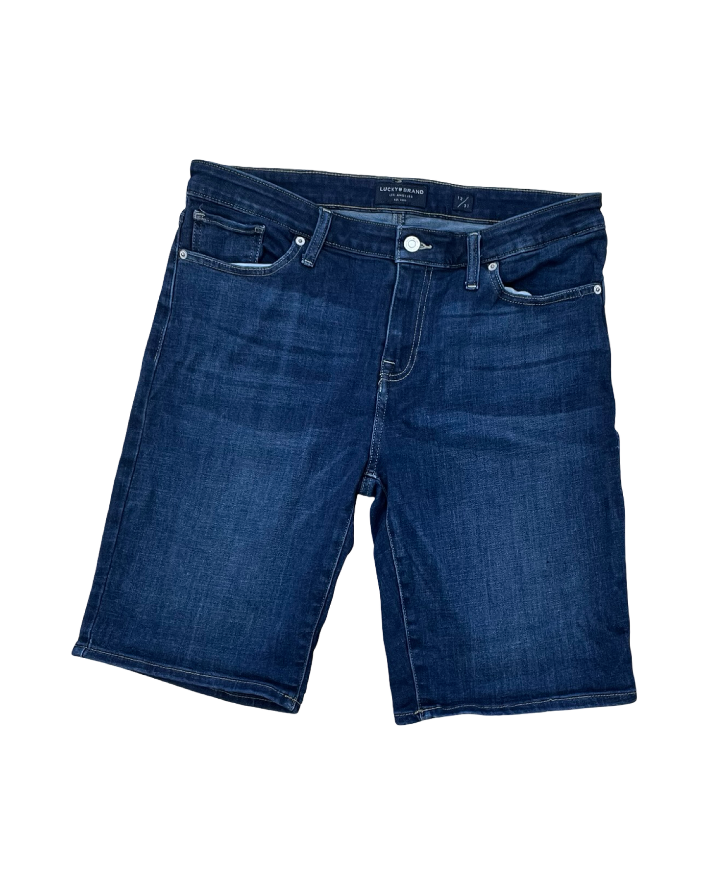 Shorts By Lucky Brand In Blue Denim, Size:12
