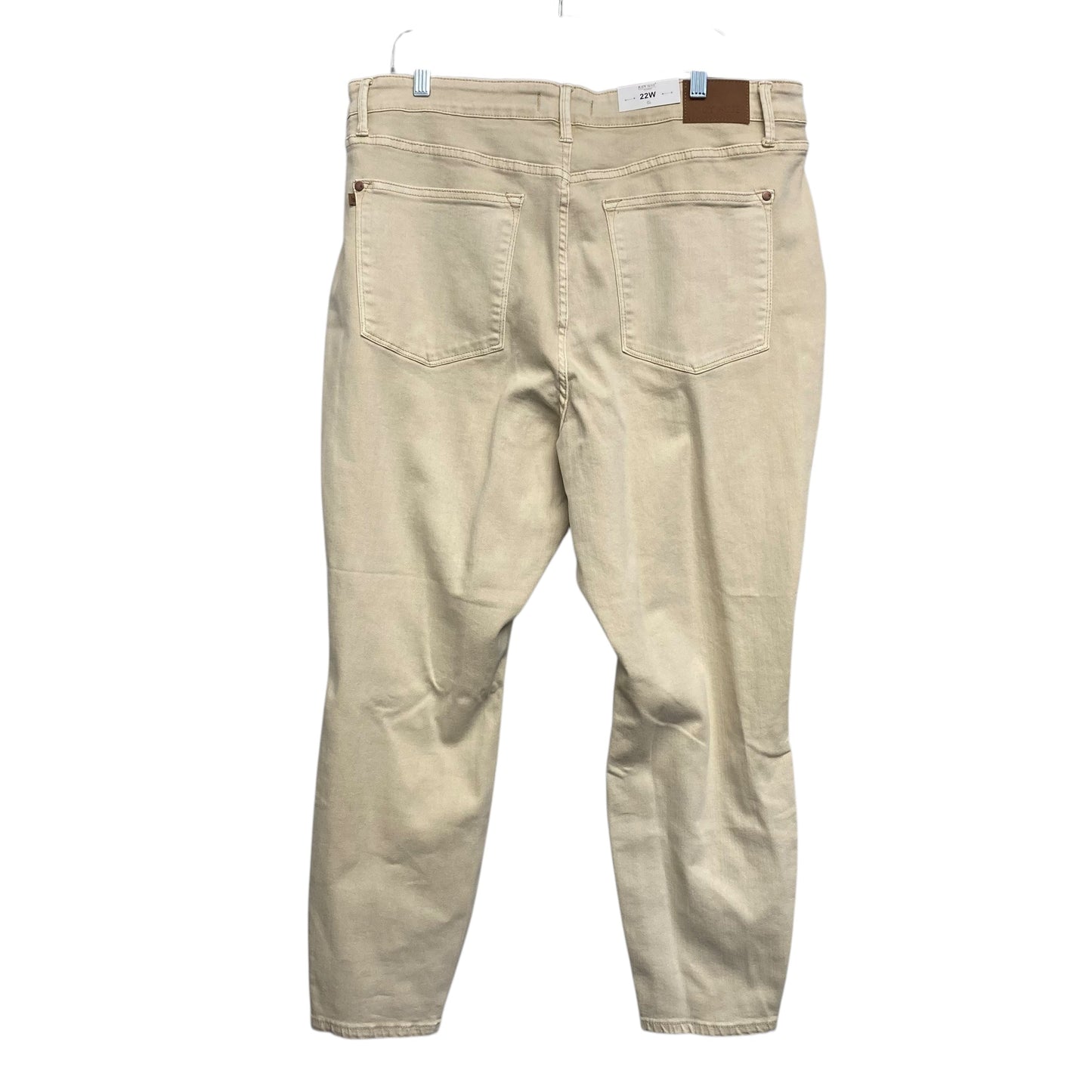 Jeans Boot Cut By Judy Blue In Tan, Size:22