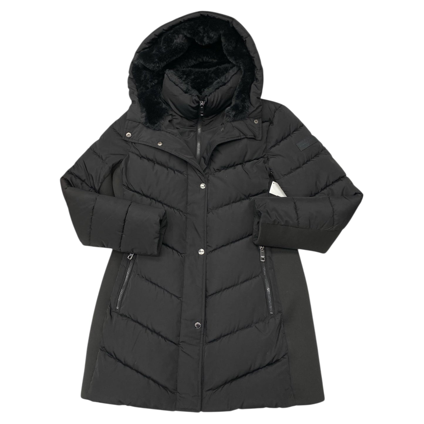 Coat Puffer & Quilted By Andrew Marc In Black, Size:S