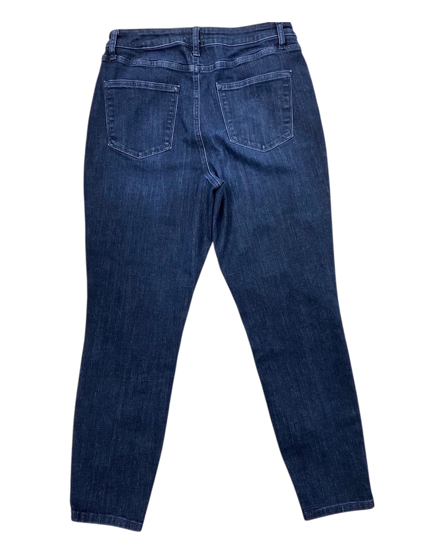Jeans Straight By Sonoma In Blue Denim, Size:12