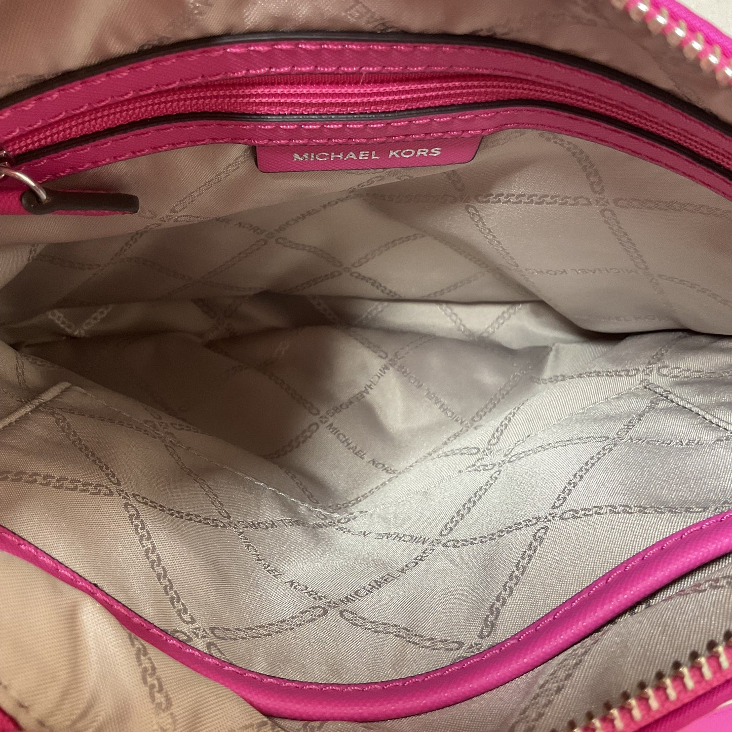 Handbag Designer By Michael Kors In Pink, Size:Medium