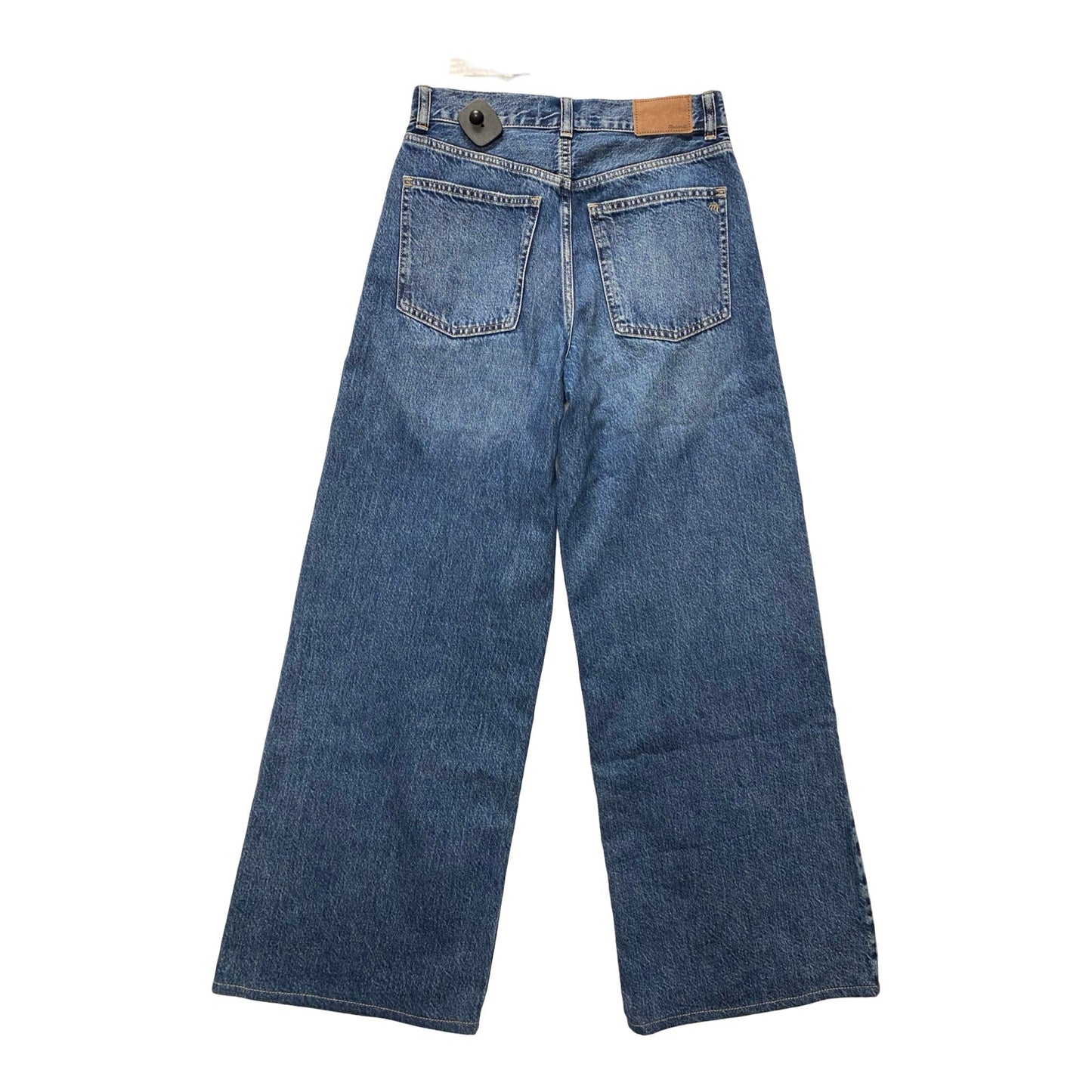 Jeans Wide Leg By Madewell In Blue Denim, Size:0
