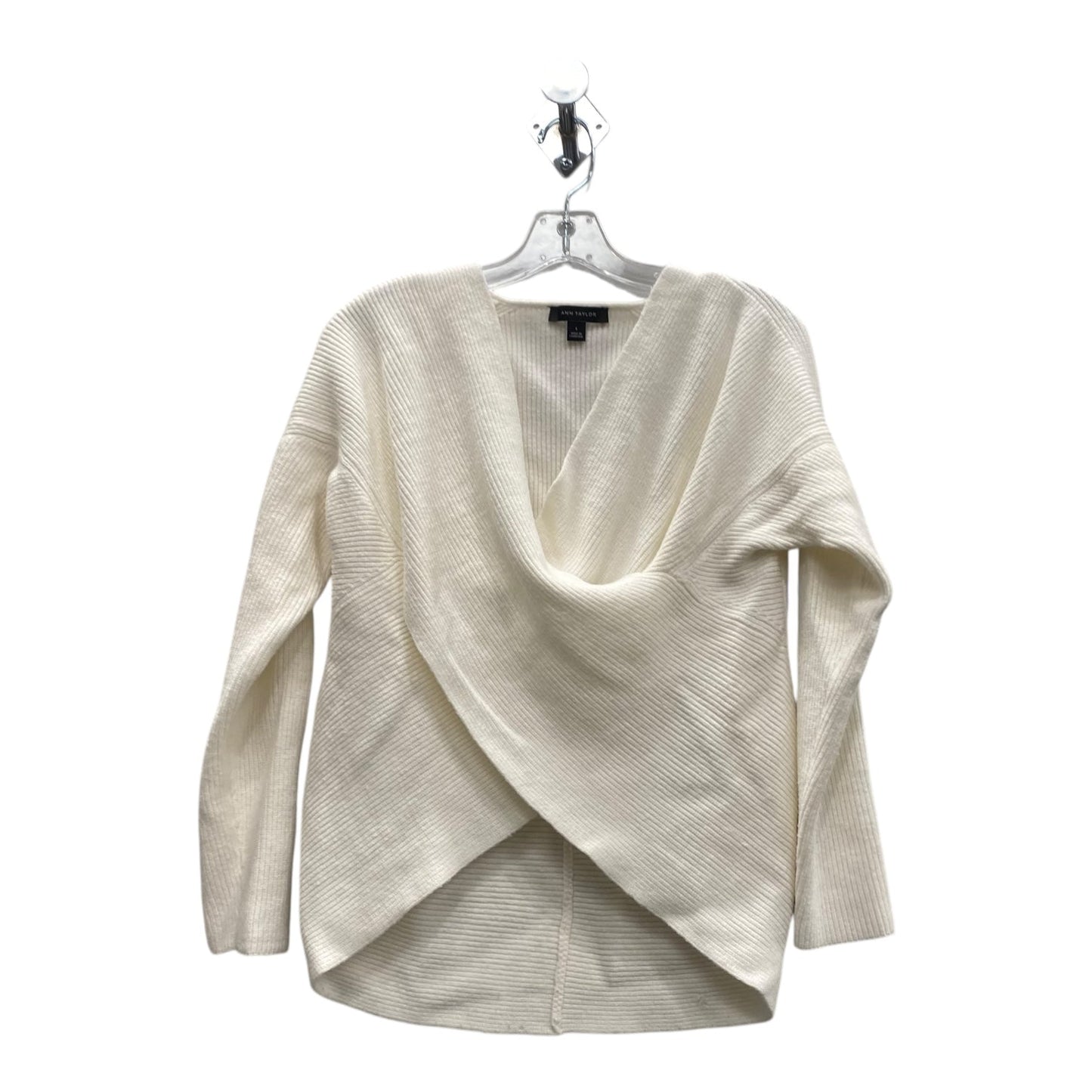 Sweater By Ann Taylor In Ivory, Size:S