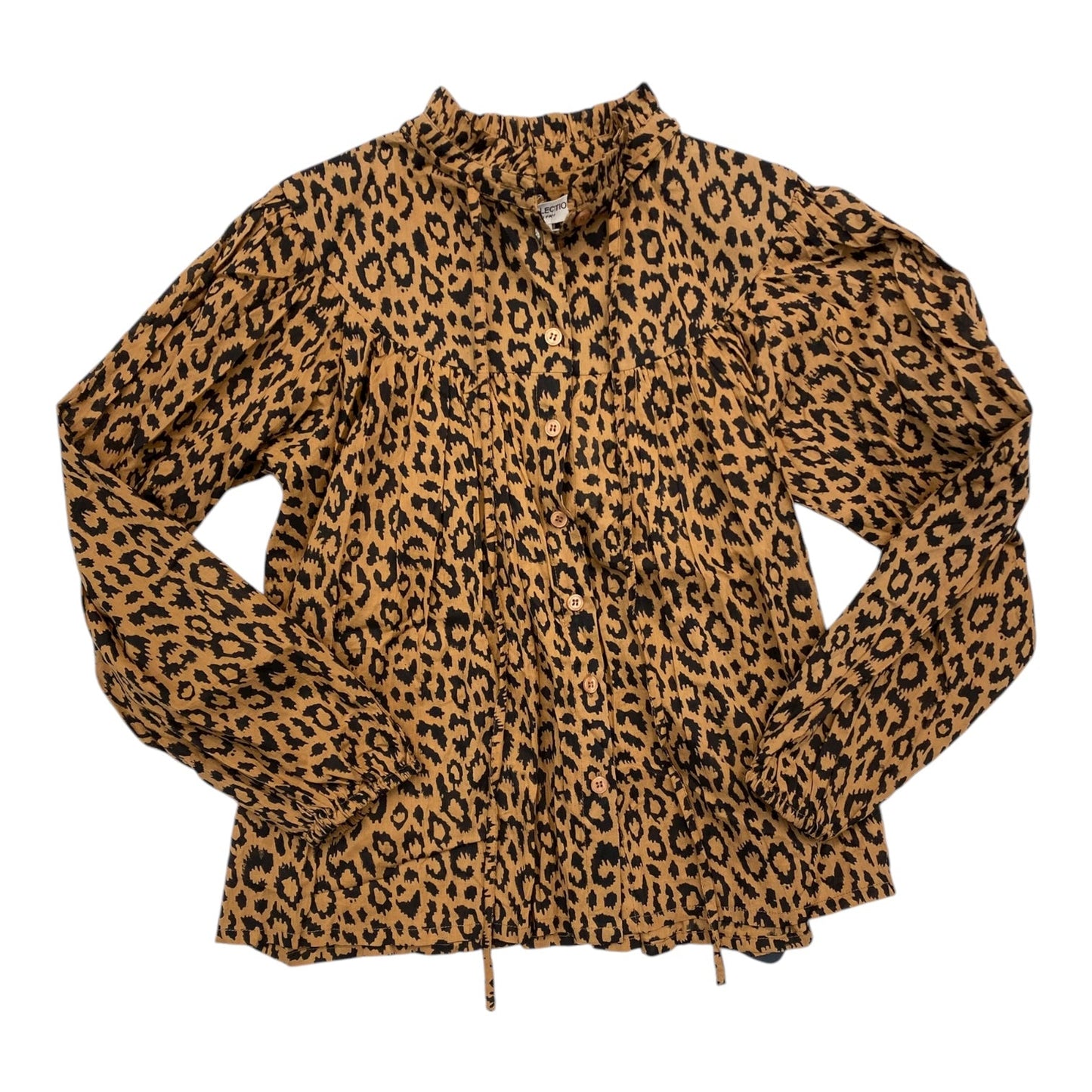 Top Ls By Cmb In Animal Print, Size:Xs