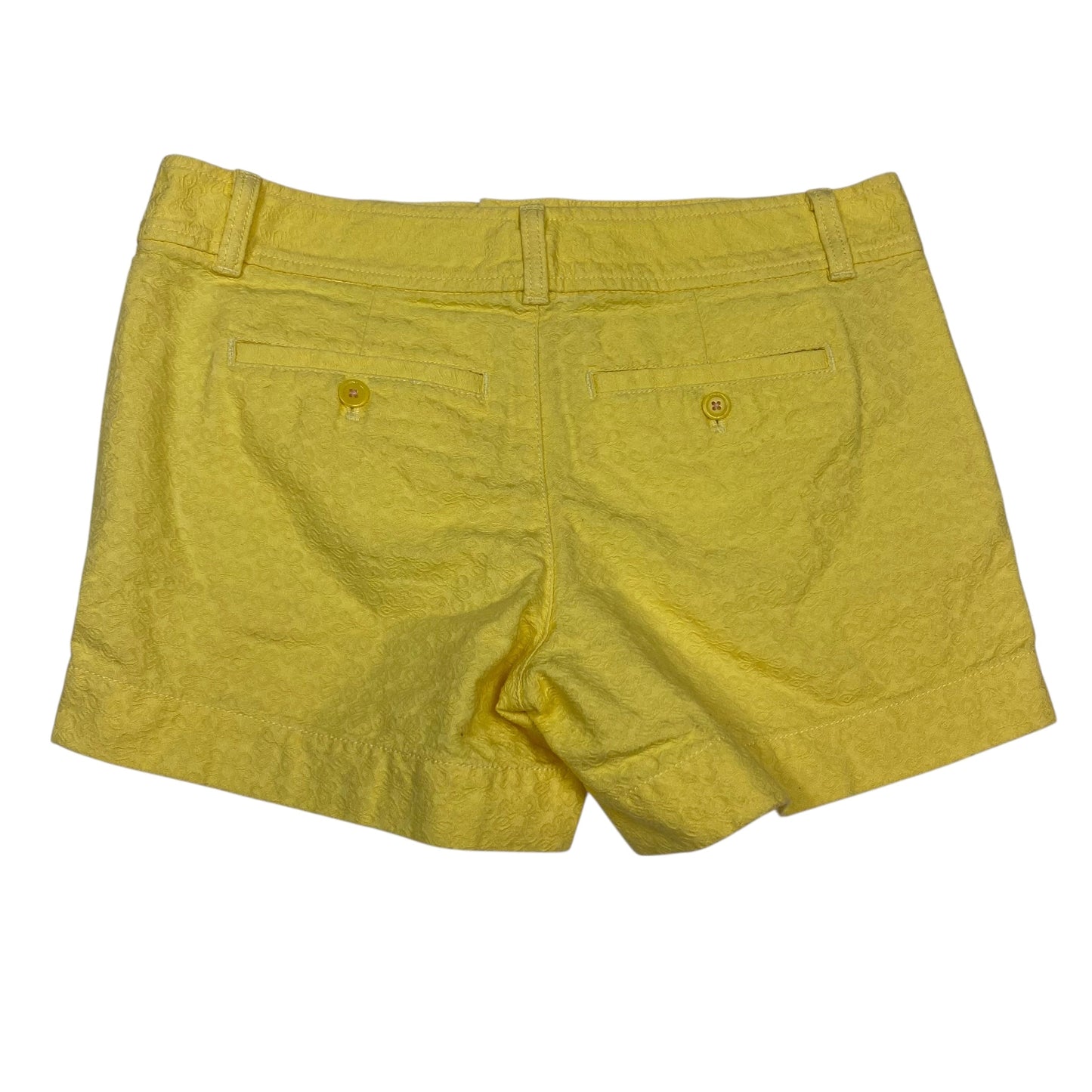 Shorts Designer By Lilly Pulitzer In Yellow, Size:4