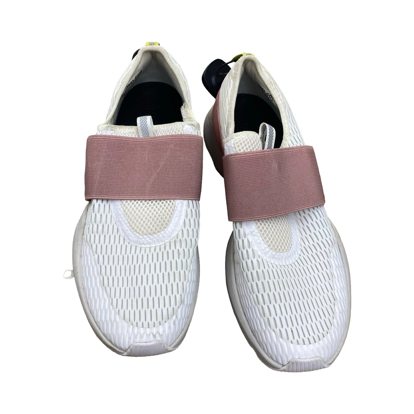 Shoes Designer By Sorel In Pink & White, Size:11