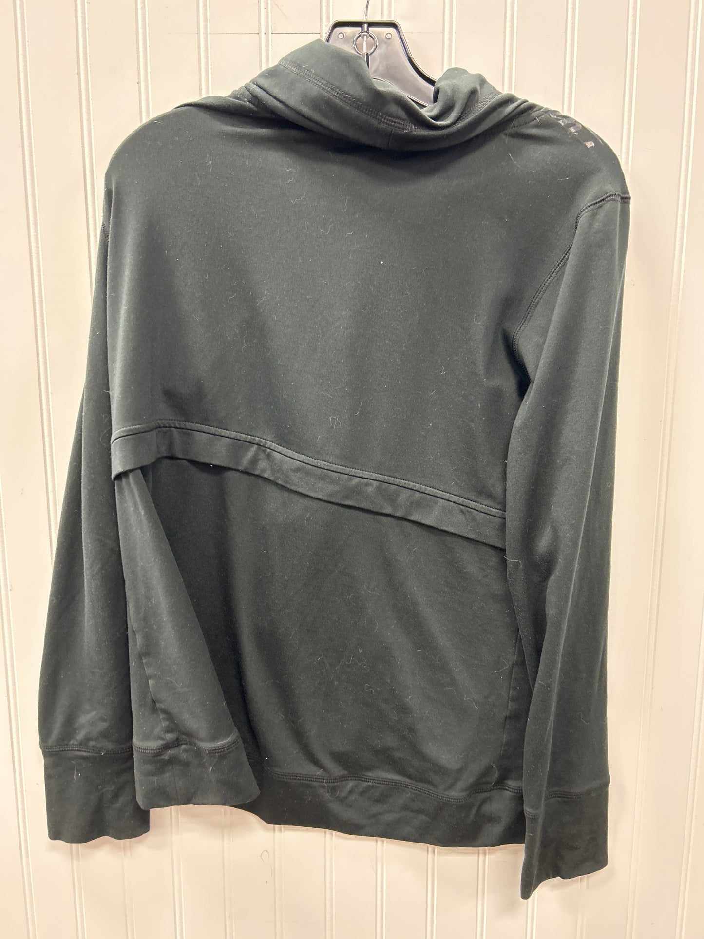 Athletic Top Ls Collar By Pink In Black, Size:L